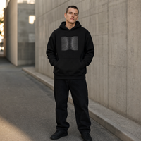 Sweat à capuche surdimensionné de haute qualité avec logo imprimé sur écran, en mélange polyester/coton 400 GSM, idéal pour l'hiver, fabrication OEM, faible MOQ