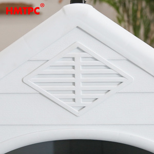 Caseta para perros HMTPC, impermeable, rectangular, blanca y azul, para perros pequeños, casa para mascotas de exterior. - Product Image 2