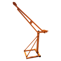 Mini-grue de levage rotative à 360 degrés avec palan électrique pour la construction extérieure et l'industrie