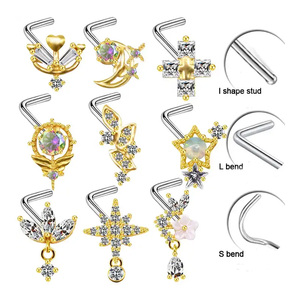 Gaby <span class=keywords><strong>Piercing</strong></span> en Acier Chirurgical Septum <span class=keywords><strong>Nez</strong></span>, Anneau de <span class=keywords><strong>Nez</strong></span> en Acier Inoxydable, Bijoux de <span class=keywords><strong>Piercing</strong></span> Corporel de Haute Qualité en Gros - Product Image 2