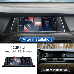 เครื่องเล่นมัลติมีเดียไร้สาย STWEI รุ่นใหม่ ขนาด 10.25 นิ้ว รองรับ CarPlay และ Android AUTO สำหรับรถยนต์ BMW ซีรีส์ 5 GT F07 F18 พร้อมระบบนำทาง GPS - Product Image 3