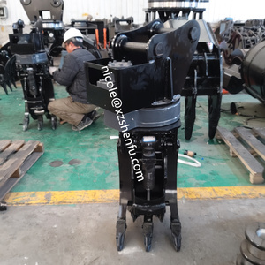 Thủy Lực 360 Độ Quay Log Lấy Gỗ <span class=keywords><strong>Grapple</strong></span> <span class=keywords><strong>Bucket</strong></span> Đối Với Máy Xúc - Product Image 6