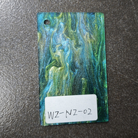 Feuille acrylique colorée Nezha, modèle WANZUN 007, couleur transparente fluide, épaisseur personnalisée 1mm/2mm/3mm, service de découpe disponible