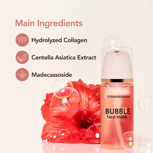 Oem ODM hữu cơ làm sáng da mặt làm trắng làm sạch sâu mụn đầu đen loại bỏ bong bóng đất sét mặt nạ - Product Image 6