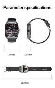 Reloj Inteligente HK80 con Pantalla AMOLED Cuadrada de 1.95 Pulgadas, NFC, Calculadora, Resistencia al Agua IP68, Monitor de Actividad Física y Salud - Product Image 6