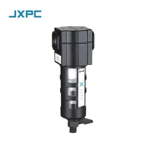 JXPC Compact Size 4Z Series Auto Drain Air Pneumatic Filter Modular Design HEPA Core Restaurant Manufacturing Plant Farm HVAC