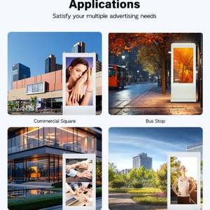 Écran LCD électronique tactile haute définition de Machine de publicité extérieure étanche à haute luminosité pour l'orientation d'ascenseur - Product Image 2