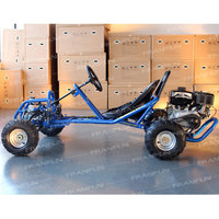 FRANFUN Go-kart à essence pour adultes 270CC, refroidi par air, performance de course, buggy des dunes