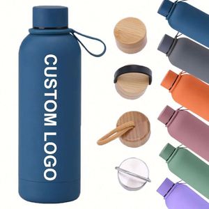 Bouteille personnalisée à double paroi en métal, thermos de sport, bouteilles d'eau isolées en acier inoxydable - Product Image 2