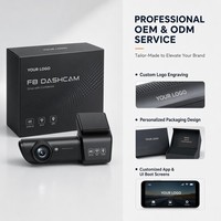 Caméra embarquée double objectif 4K Ultra HD avec enregistreur vidéo avant et arrière, Wi-Fi 5.8G intégré, GPS, ADAS, BSD et surveillance de stationnement 24h/24