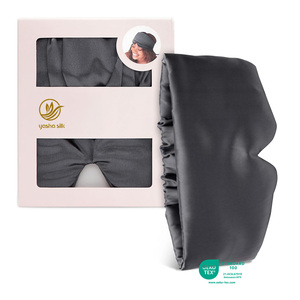 Masque pour les yeux en soie de mûrier 100% pure <span class=keywords><strong>Yasha</strong></span> Silk, taille King, avec couleur et logo personnalisés, pour une utilisation en toutes saisons - Product Image 3