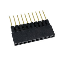 Connecteur femelle à 10 broches de 2,54 mm, connecteurs à broches droites, connecteur de prise surélevé ESW-110