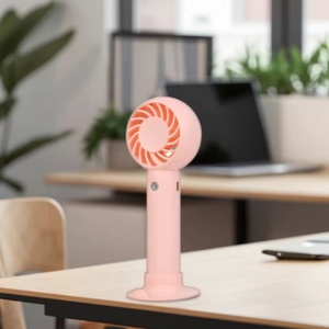 2026 Factory Wholesale Custom logo Portable Mini Fan High Speed Rechargeable USB Handheld Fan <b>Three</b> Speed Fans Cooling for Women - Product Image 2