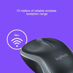 Hot Bán Cho Logitech M186 Chuột Không Dây 1000Dpi Thiết Kế Tiện Dụng Cho Thuận Tay Phải Người Sử Dụng <span class=keywords><strong>Nano</strong></span> <span class=keywords><strong>Receiver</strong></span> 2.4Ghz Cho PC Văn Phòng Lap - Product Image 4