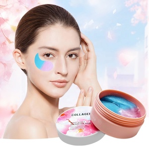 Parches <span class=keywords><strong>de</strong></span> Gel para Ojos <span class=keywords><strong>de</strong></span> Doble Efecto con Colágeno <span class=keywords><strong>de</strong></span> Flor <span class=keywords><strong>de</strong></span> Cerezo, Hidratantes, Antiarrugas, Nutritivos, Estilo Duotone, ODM/OEM - Product Image 4