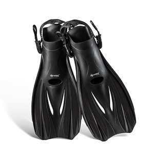 Onda professionale allenamento Silicone aperto tacco lungo pinne gomma Sport acquatico immersioni subacquee per adulti - Product Image 1