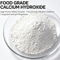 Kalsium Hidroksida Food Grade Bubuk Putih Penetral pH untuk Minuman, Produk Susu, Pengolahan Gula, Kemasan 25kg