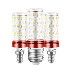 Led Corn <b>Light</b> E14 E27 Screw Base Tri Color Dimmable Constant Current Energy Saving Flicker Free Household <b>Bulb</b> - Product Image 1