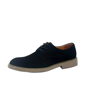 Zapatos formales de cuero para hombre, venta directa de fábrica personalizada de una pieza, zapatos casuales formales