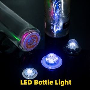 Đa Màu sắc bán buôn LED chai Sticker biểu tượng tùy chỉnh led Coaster cho đồ uống chai ánh sáng - Product Image 2