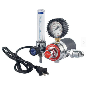 Compteur de dioxyde de carbone chauffé électriquement 36V, réducteur de pression, débitmètre, chauffe-dioxyde de carbone, sortie à filetage externe. - Product Image 5