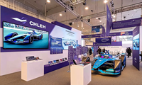 Écran LED modulaire rétroéclairé SEG personnalisé pour stand d'exposition de voitures de course, salon automobile, luminaires créatifs
