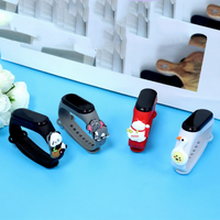Jam Tangan Elektronik Tahan Air Sentuh Laris Grosir, Hadiah untuk Wanita Pelajar, Jam Tangan Digital Layar LED