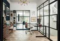 Portes en verre à cadre en aluminium contemporain à rupture de pont thermique de qualité supérieure pour maison et hôtel