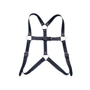 สายรัดหนังสีดำสำหรับผู้ชาย สไตล์พังก์ สำหรับงานปาร์ตี้ รุ่น M-055 - Product Image 5