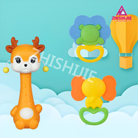 Cerf Sika en plastique bon marché Jouet musical gonflable Hochet pour bébé Jouet musical pour bébé Cadeau