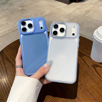 Coque de protection hybride transparente en PC rigide avec anneau métallique de luxe pour appareil photo pour iPhone 18 Pro Max, 18 Pro, 17 Pro