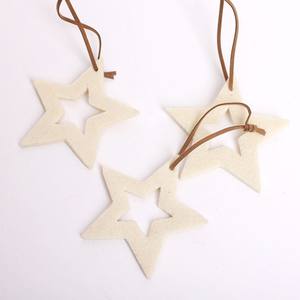 Cintre cadeau artisanal en feutre-Décoration de sapin de Noël dessin animé wapiti feutre petit pendentif - Product Image 5