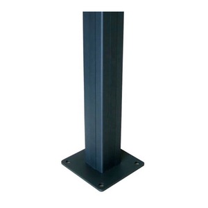 Thép mạ kẽm 2-inch ống vuông cột với đáy tấm bìa có tính năng thanh sắt cho sân hàng rào lưới mắt cáo cửa - Product Image 5