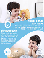 Casque audio circum-auriculaire E-H888 Panda mignon avec microphone, chipset BK, haut-parleurs 40 mm, 32Ω, 20-20kHz, prise jack 3,5 mm, câble détachable universel de 150 cm