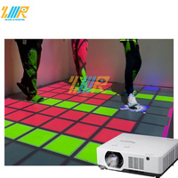 Juegos de suelo interactivos para interiores Proyector de rejilla Activación Sala de juegos Super Grid Juegos de suelo interactivos Proyector Activar rejilla
