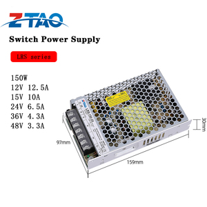 LRS-150-24 באר ממוצע 12v 15v <span class=keywords><strong>24v</strong></span> 36v 48v 150w 6.5a מיתוג ספק כוח עבור ממירים מתח לד 150W ממירים AC to DC - Product Image 2