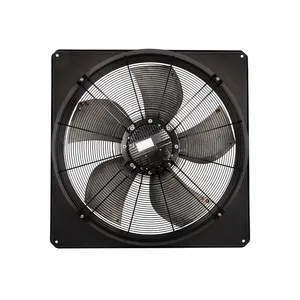 Ventilateur d'extraction à flux Axial ce de 800mm, moteur à condensateur, turbine métallique avec panneau, ventilation industrielle, ventilateur Axial