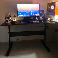 Table de jeu ergonomique RGB réglable en hauteur
