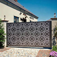 Panneau de clôture en métal découpé au laser sur mesure, clôture de jardin, modélisation 3D, antirouille, design moderne, entrée de maison, jardin, cour arrière, portail