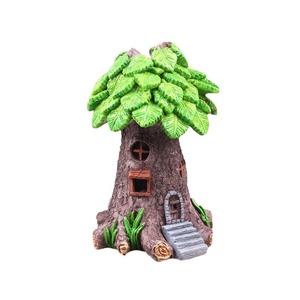 Figurine de maison d'elfe miniature en résine pour jardin féérique, décoration d'aquarium - Product Image 5