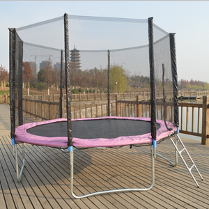 Grand <span class=keywords><strong>trampoline</strong></span> extérieur de 10 pieds - <span class=keywords><strong>4</strong></span> trampolines pour enfants et adultes avec filet - Product Image 1