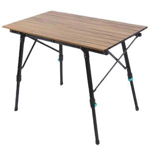 Mesa Plegable para Exteriores Majia 120x70cm, Altura Ajustable, Portátil, para Camping y Picnic, Rectangular, Completamente de Aleación de Aluminio - Product Image 4