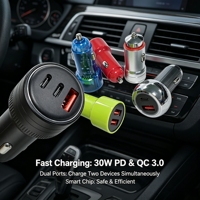 Chargeur de voiture USB multi-appareils à charge séquentielle, charge rapide, distribution de puissance optimisée