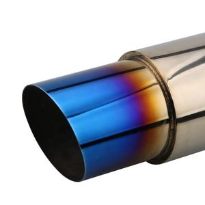 Универсальный 2 "Впускной 3,54", из нержавеющей стали, хромированные выхлопные наконечники для автомобилей, изготовленные на заказ, трубы для глушителя - Product Image 6