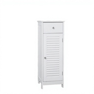 Mueble de Baño Multiusos de MDF Blanco, Estilo Moderno y Duradero, Ahorro de Espacio, Almacenamiento para Apartamento u Oficina - Precio de Fábrica - Product Image 2