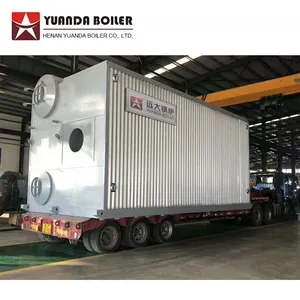 Boiler High Pressure China Price SZS Big Capacity 10 15 20 25 35 40 Ton Gas Oil Water Tube Double Drum High Pressure 2.5mpa Steam Boiler For Salt Pro