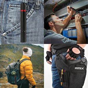 Mini Linterna Brillante con Clip, Funciona con <span class=keywords><strong>2</strong></span> Pilas AAA, Linterna de Bolsillo Portátil con <span class=keywords><strong>3</strong></span> Modos, Resistente al Agua, para Inspección, Regalo Médico - Product Image 6