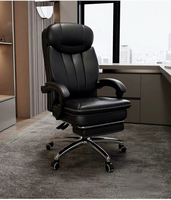 Fauteuil de direction inclinable et réglable en hauteur, confortable, double usage pour bureau à domicile, chambre, salle à manger, atelier, salle de sport, avec fonction de sieste