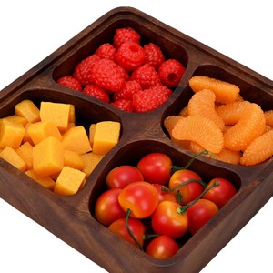Plato de frutas, bandeja de madera, frutero, plato de postres para cocina, plato, plato de frutas y postres para cocina y comedor - Product Image 5