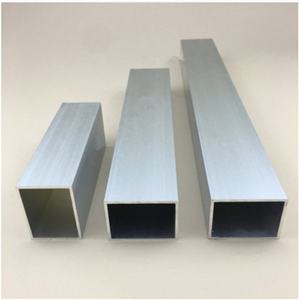 Profilé en aluminium série 6000 à effet 3D grain de bois, <span class=keywords><strong>tube</strong></span> carré, revêtement poudré, pour décoration de fenêtres et de portes - Product Image 6
